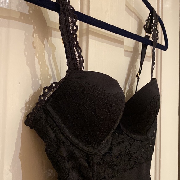 Victoria’s Secret Black Teddie with Garter Hooks - Picture 6 of 10